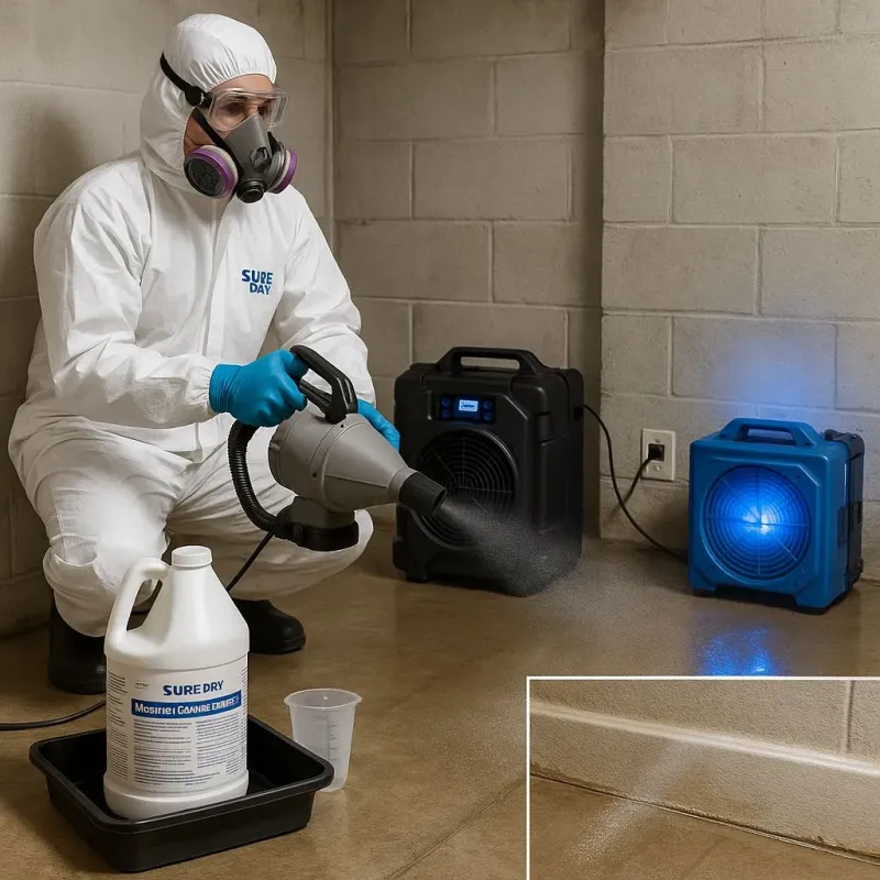 Sanitization and Odor Removal process in Scottsdale, AZ